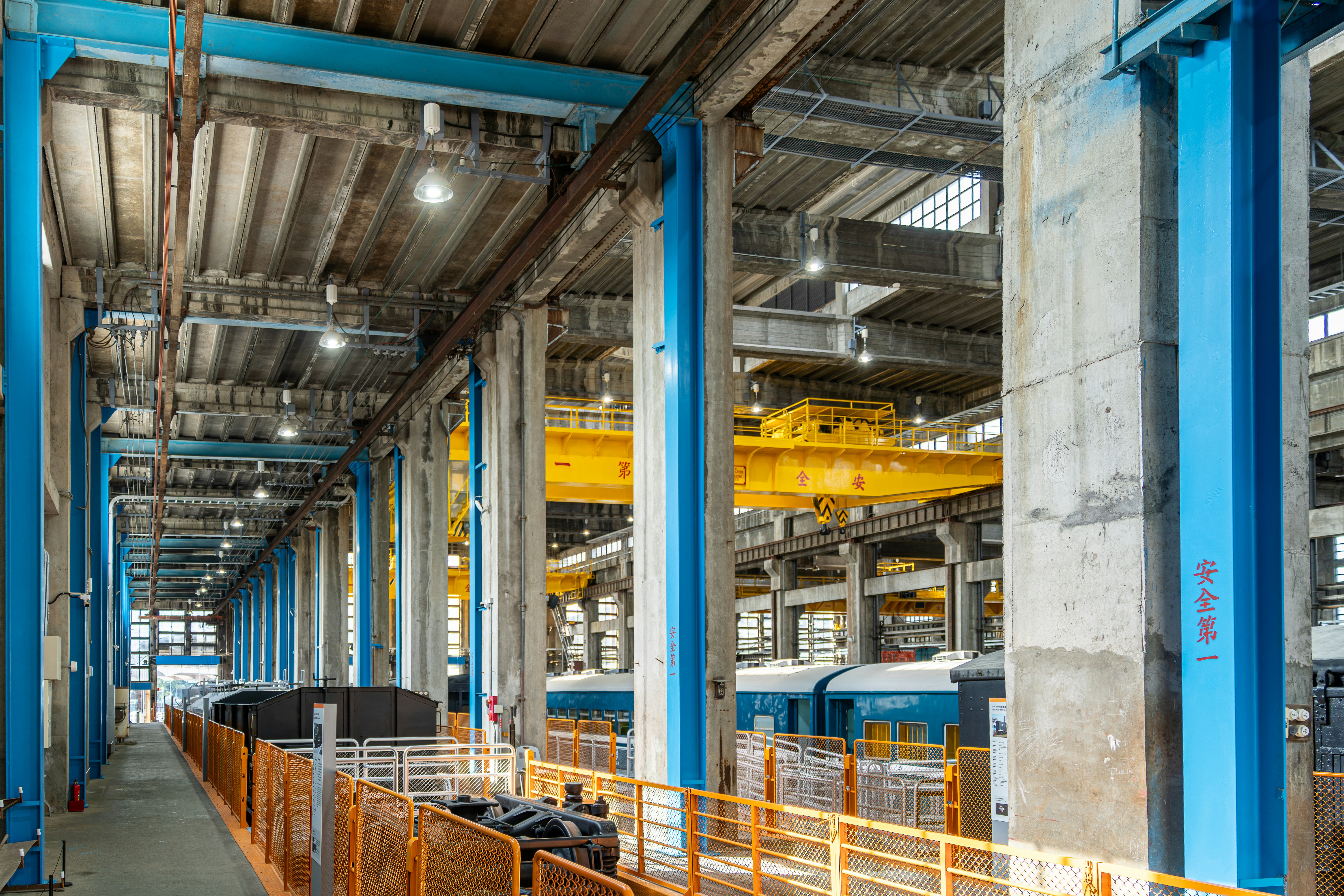 Inside a closed-loop polymer recycling facility.